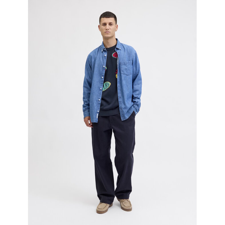 Jack & Jones Jack & Jones Men's Christmas Sweater JORHOLIDAY Dark Blue