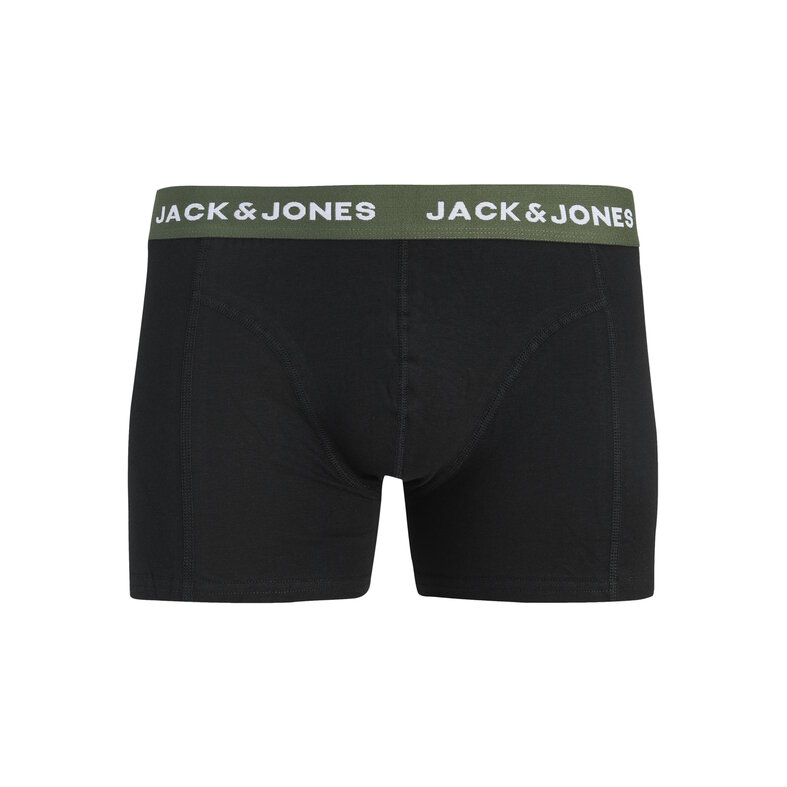 Jack & Jones Jack & Jones Heren Boxershorts Trunks JACGEORGE 3-Pack Zwart