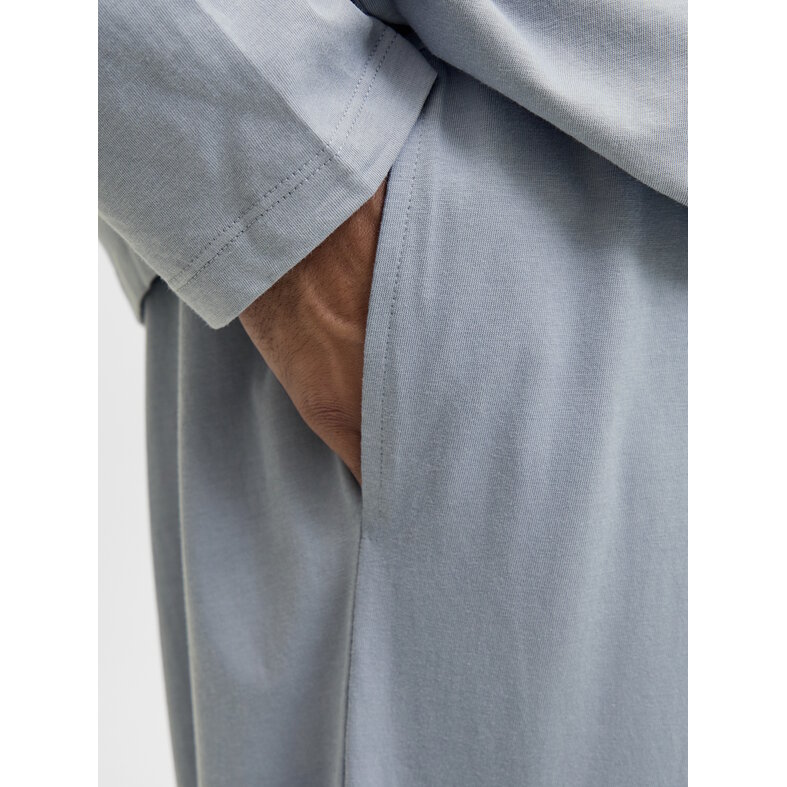 Jack & Jones Jack & Jones Men's Lounge Pajama Set Long JACALFRED Solid Light Blue