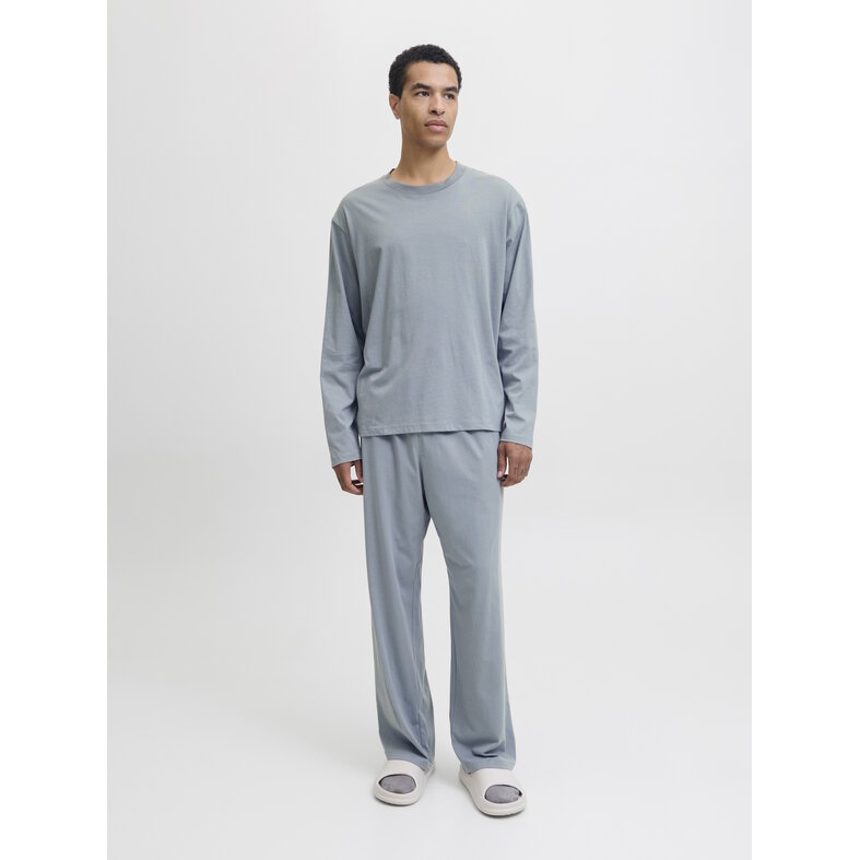Jack & Jones Jack & Jones Men's Lounge Pajama Set Long JACALFRED Solid Light Blue