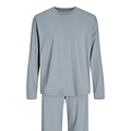 Jack & Jones Jack & Jones Heren Lounge Pyjama Set Lang JACALFRED Effen Lichtblauw