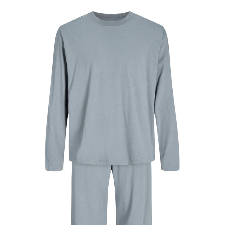 Jack & Jones Jack & Jones Men's Lounge Pajama Set Long JACALFRED Solid Light Blue