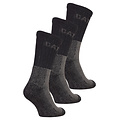 Cat Caterpillar Heavy Duty Men's Work Socks 6 pair Black/Grey