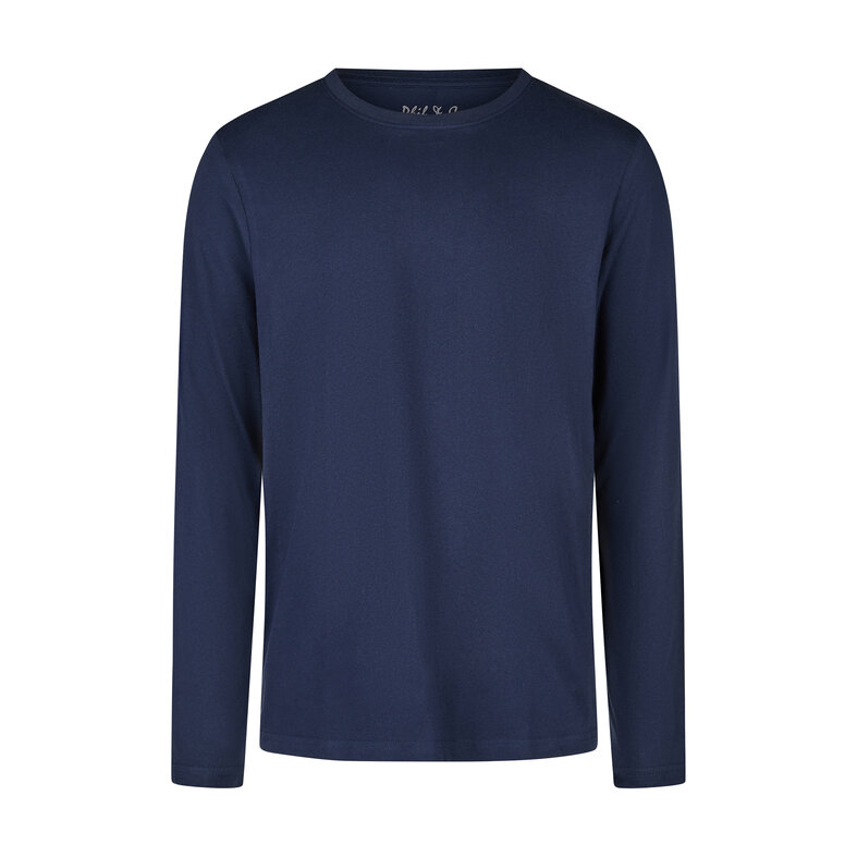 Phil & Co Phil & Co Men's Pyjama Set Long Blue/Grey Checkered