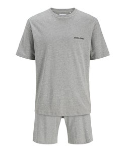 Jack & Jones Heren Korte Shortama Pyjamaset JACEVEREST Grijs
