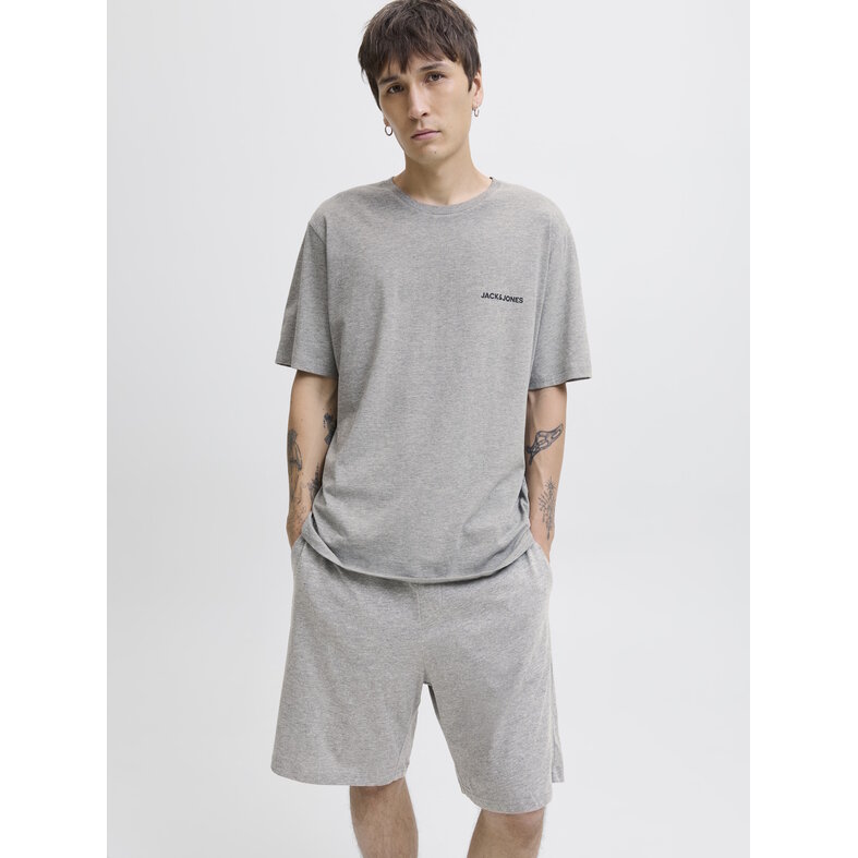 Jack & Jones Jack & Jones Men's Short Shortama Pyjama Set JACEVEREST Grey