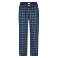 Phil & Co Phil & Co Lange Heren Pyjama Set Met Flanellen Pyjamabroek Groen