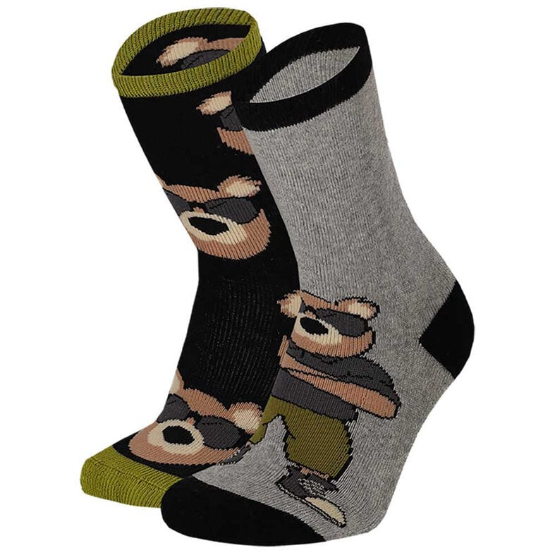 Apollo Apollo Jongens Antislip Sokken 4-Pack Beer Print