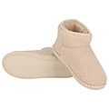 Apollo Apollo Ladies Slippers Teddy White