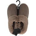 Apollo Apollo Ladies' Slip-on Slippers Teddy Taupe