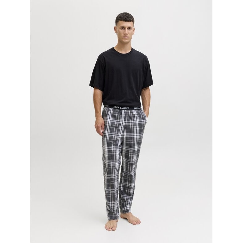 Jack & Jones Jack & Jones Men's Pyjamas Set Giftbox JACLUCA Checkered Black