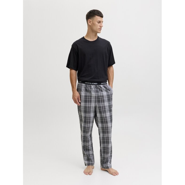 Jack & Jones Jack & Jones Men's Pyjamas Set Giftbox JACLUCA Checkered Black