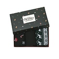 Jack & Jones Jack & Jones Men's Christmas Socks JACMISTLETOE Giftbox 3-Pack Black/Dark Green