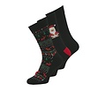 Jack & Jones Jack & Jones Heren Kerst Sokken JACXMAS REINDEER Giftbox 3-Pack Zwart