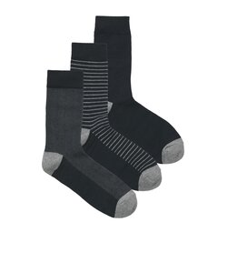 Jack & Jones Men's Socks JACORDINARY 3-Pack Giftbox Dark Blue
