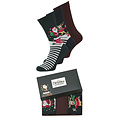 Jack & Jones Junior Jack & Jones Junior Boys Christmas Socks JACSNOWY Giftbox 3-Pack Print