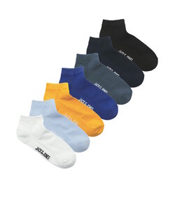 Jack & Jones Heren Sneakersokken JACCHESTER 7-Pack Multicolor