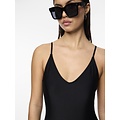 PIECES Pieces Dames Badpak PCBAOMI Ronde Hals Effen Zwart