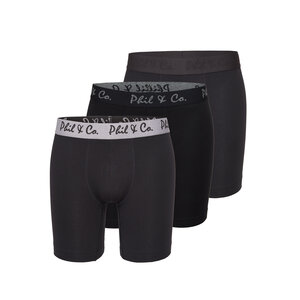 Phil & Co. Berlin Boxershorts voor heren, verpakking van 16 stuks, retropants, boxershorts van katoen, retroshorts, ondergoed S, M, L, XL, XXL, XXXL, zwart1, S