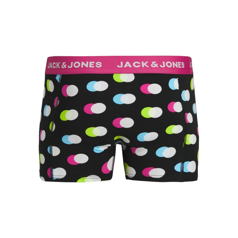 Jack & Jones Jack & Jones Heren Boxershorts Trunks JACREESE Gestipt Zwart 3-Pack