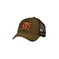 WATTS WATTS Unisex Cap TRIBE Logo Solid Carbon Khaki Green/Neon Orange