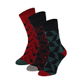 Apollo Apollo Heren Kerstsokken Giftbox 3-Pack