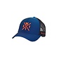 WATTS WATTS Unisex Cap TRIBE Logo Plain Carbon Blue/Neon Orange