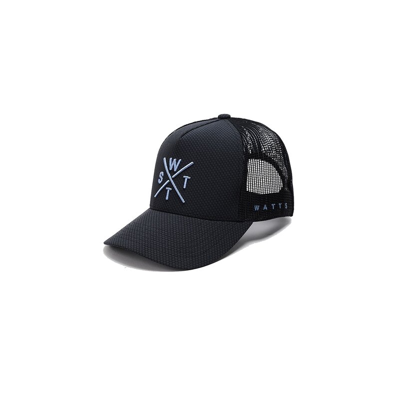WATTS WATTS Unisex Cap TRIBE Logo Plain Dark Gray/Light Blue