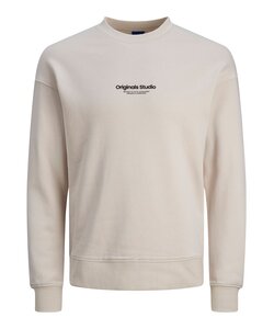 Jack & Jones Men's Sweater Sweater JORVESTERBRO Moonbeam Beige