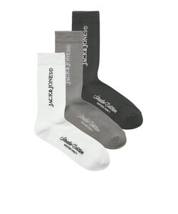 Jack & Jones Heren Sportsokken JACJAY Tennissokken 3-Pack Effen
