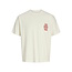 Jack & Jones Jack & Jones Heren Backprint T-Shirt JORARGOS Crèmewit