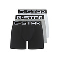 G-Star G-Star Men's Boxer Shorts Trunks OAK 3-Pack Gray/White/Black