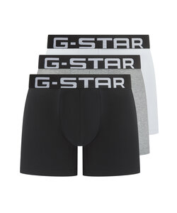 G-Star Men's Boxer Shorts Trunks OAK 3-Pack Gray/White/Black