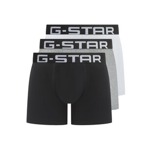 G-Star Men's Boxer Shorts Trunks OAK 3-Pack Gray/White/Black