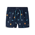 Name It Name It Boys Swim Shorts NMMZOO Sea Animals Print Dark Blue