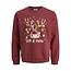 Jack & Jones Jack & Jones Men's Christmas Sweater JJCHRISTMAS Red
