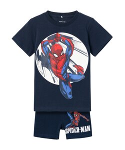 Name It Children's Pyjamas Boys Short Blue Spiderman