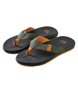 XQ Heren Teenslippers Ergonomisch Zwart/Groen