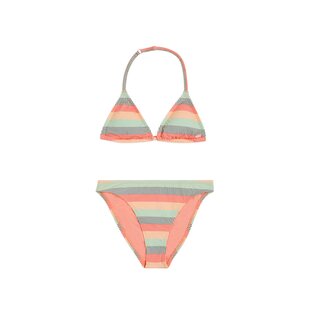 O'Neill Meisjes Triangel Bikini Set Regenboog Gestreept
