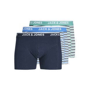 Jack & Jones Men's Boxer Shorts Trunks JACKODA Striped 3-Pack