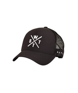 WATTS Unisex Cap TRIBE Logo Effen Carbon Zwart