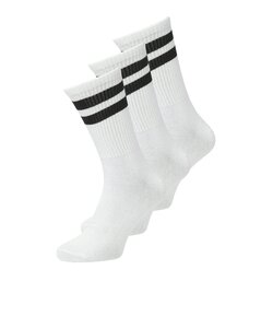 Jack & Jones Heren Tennissokken Wit 3-Pack