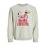 Jack & Jones Jack & Jones Men's Christmas Sweater JJCHRISTMAS White