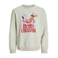 Jack & Jones Jack & Jones Men's Christmas Sweater JJCHRISTMAS White