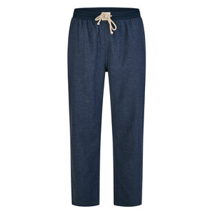 Phil & Co Men's Pyjama Pants Long Checkered Flannel Blue