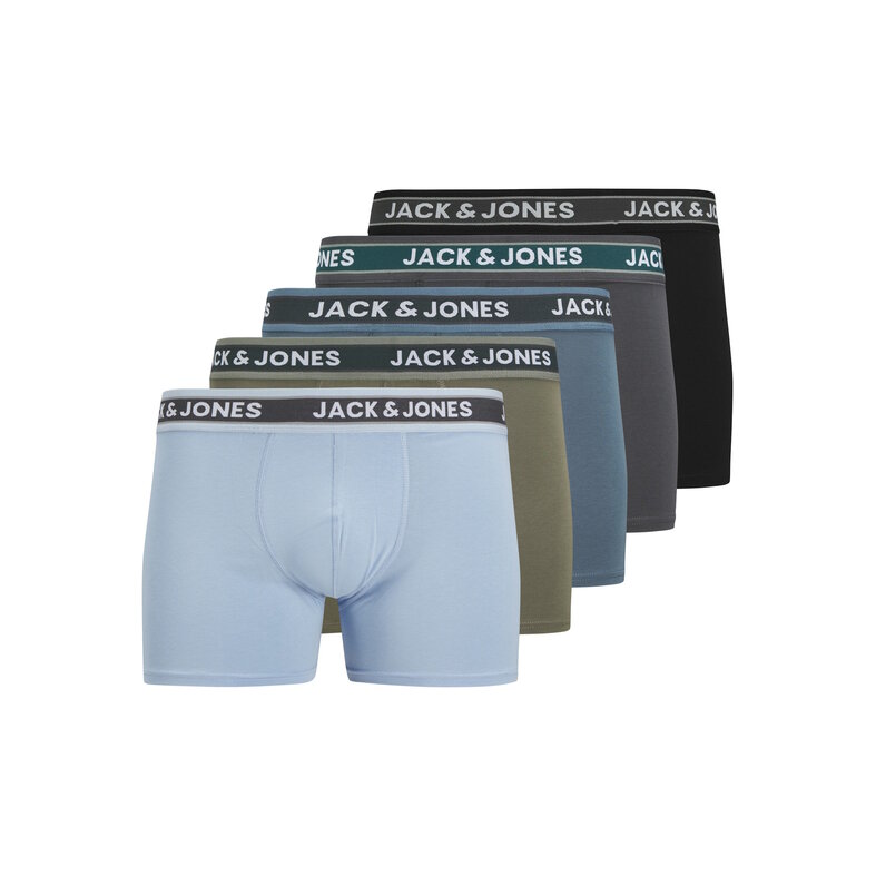Jack & Jones Jack & Jones Heren Boxershorts Trunks JACEVAN 5-Pack Multicolor