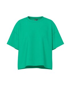 Pieces Dames T-shirt PCCHILLI Sweatshirt Ronde Hals Effen Groen