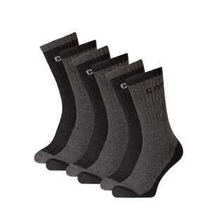 CAT Thermo Socks Men Black/Grey - 6-Pair