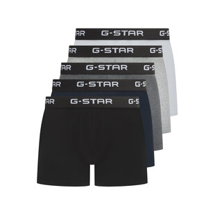 G-Star Men's Boxer Shorts Trunks MAIZE 5-Pack Mulitpack Black/Grey/White/Blue