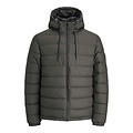 Jack & Jones Jack & Jones Men's Winter Jacket JCOPOINT Puffer Jacket Dark Gray